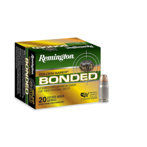 Remington Golden Saber Bonded Jacketed Hollow Point 125 gr 357 Sig Handgun Ammo - 20 Round Box - $29.95 at The Real Grit
