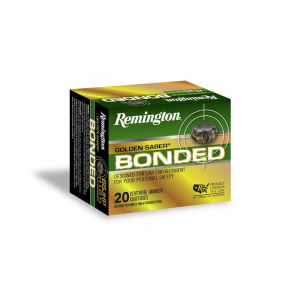 GOLDEN Saber Defense Bonded Brass Jacket Hollow Point 180 Gr 10mm Auto Handgun Ammo - 20 Round Box