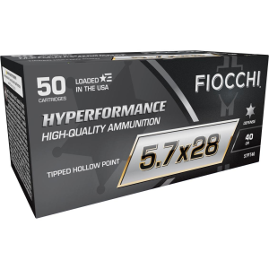 Hyperformance Defense Tipped Hollow Point 5.7mm x 28mm Handgun Ammo - 50 Round Box