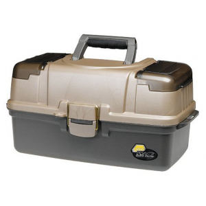 Guide Series Three-tray Tackle Box - Graphite & Sandstone