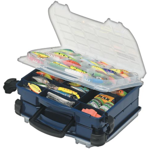 LockJaw Double Satchel - Blue/Clear