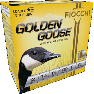 Golden Goose T Shot 3-1/2" 12 Gauge Shotgun Ammo - 25 Round Box