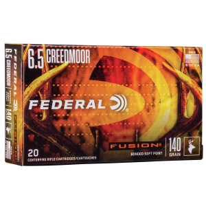 Fusion Soft Point 140 gr 6.5mm Creedmoor Rifle Ammo - 20 Round Box