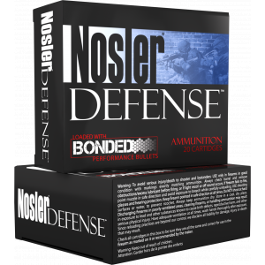 DEFENSE Jacketed Hollow Point 124 Gr 9mm+p Handgun Ammo - 20 Round Box