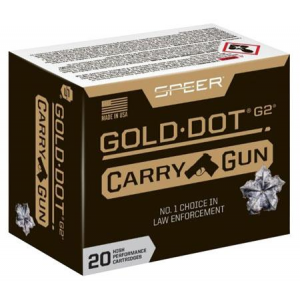 GOLD Dot Carry Hollow Point 200 Gr 45 Acp+p Handgun Ammo - 20 Round Box