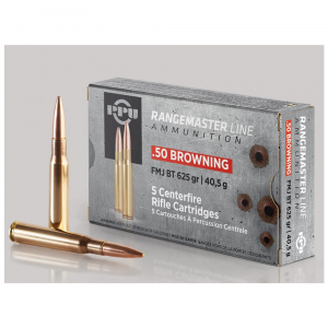 RANGEMASTER Full Metal Jacket 625 Gr 50 Bmg Rifle Ammo