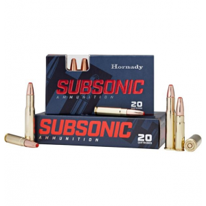 SUBSONIC Sub-x 395 Gr 450 Bushmaster Rifle Ammo - 20 Round Box
