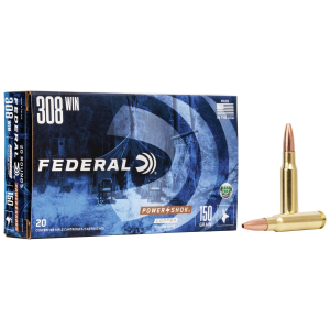 Power-Shok Copper Hollow Point 308 Winchester Rifle Ammo - 20 Round Box