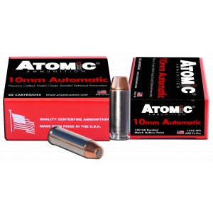 PISTOL Precision Craft Bonded Match Hollow Point 180 Gr 10mm Handgun Ammo - 20 Round Box