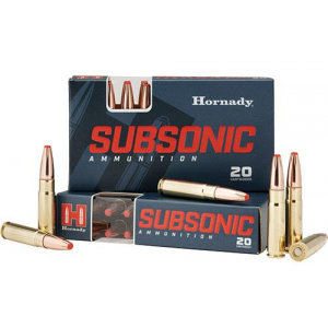 SUBSONIC Sub-x 190 Gr 300 Aac Blackout Rifle Ammo - 20 Round Box