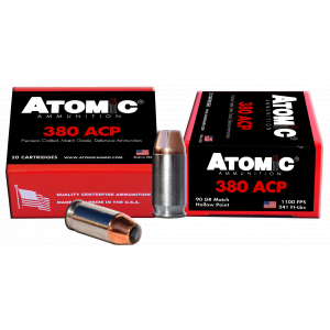 PISTOL Precision Craft Hollow Point 90 Gr 380 Acp Handgun Ammo - 20 Round Box