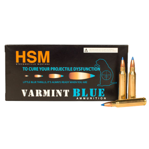 Varmint Blue BlitzKing 55 gr 223 Remington Rifle Ammo - 20 Round Box
