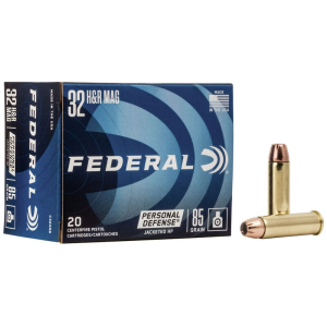 Personal Defense Jacketed Hollow Point 85 gr 32 H&R Magnum Handgun Ammo - 20 Round Box