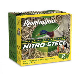 NITRO-STEEL High-velocity #4 1300 Fps 12 Gauge Shotgun Ammo - 25 Round Box