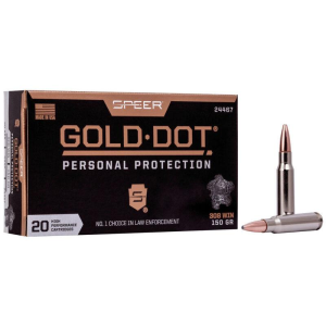 GOLD Dot Personal Protection Soft Point 150 Gr 308 Winchester Handgun Ammo - 20 Round Box