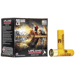 PREMIUM Upland Magnum #6 20 Gauge Shotgun Ammo - 25 Round Box