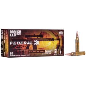 Fusion MSR Soft Point 62 gr 223 Remington Rifle Ammo - 20 Round Box