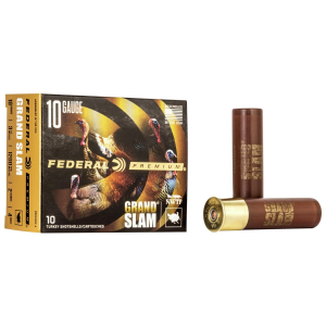 Premium Grand Slam Turkey #4 Copper Plated Lead 10 Gauge Shotgun Ammo - 10 Round Box