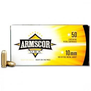 Armscor USA Competition Full Metal Jacket 180 gr 10mm Handgun Ammo - 50 Round Box - $34.95 at The Real Grit