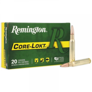 CORE-LOKT Pointed Soft Point 180 Gr 30-06 Springfield Rifle Ammo - 20 Round Box