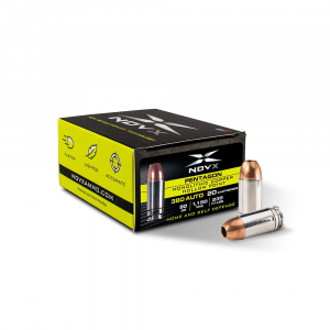 PENTAGON Monolithic Copper Hollow Point 80 Gr 380 Acp Handgun Ammo - 20 Round Box