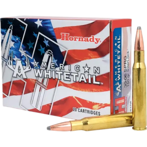 AMERICAN Whitetail Interlock Soft Point 150 Gr 30-06 Springfield Rifle Ammo - 20 Round Box