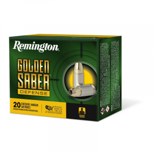 GOLDEN Saber Defense Brass Jacket Hollow Point 185 Gr 45 Acp Handgun Ammo - 20 Round Box