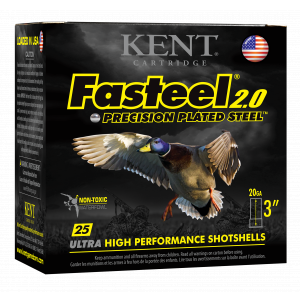 FASTEEL 2.0 #3 3" 20 Gauge Shotgun Ammo - 25 Round Box