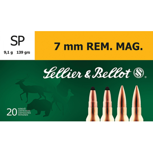 CENTERFIRE Soft Point 140 Gr 7mm Remington Magnum Rifle Ammo - 20 Round Box