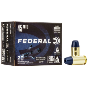 SYNTECH Defense Segmented Jacketed Hollow Point 205 Gr 45 Acp Handgun Ammo - 20 Round Box