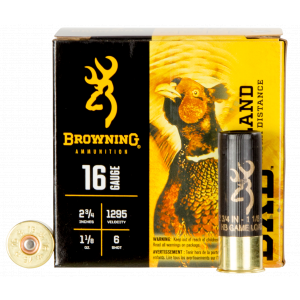 BXD Upland #6 2-3/4" 16 Gauge Shotgun Ammo - 25 Round Box