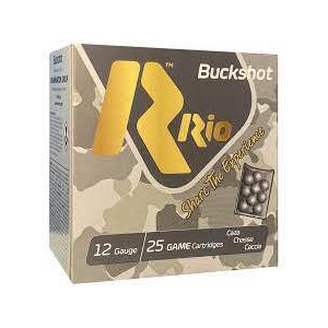 Royal Tactical 00 Buckshot 12 Gauge Shotgun Ammo - 25 Round Box