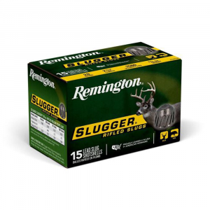 SLUGGER Rifled Slug 20 Gauge Shotgun Ammo - 15 Round Box