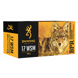 BPR Performance Varmint Expansion Polymer Tip 25 Gr 17 Wsm Rimfire Ammo - 50 Round Box