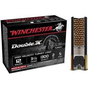DOUBLE X High Velocity #5 3.5" 12 Gauge Shotgun Ammo - 10 Round Box