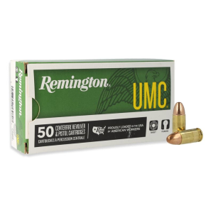 Remington UMC Full Metal Jacket 115 gr 9mm Handgun Ammo - 50 Round Box - $22.95 at The Real Grit