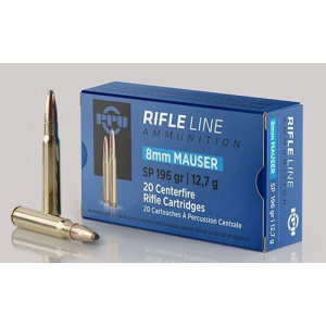 METRIC Soft Point 196 Gr 8mm Mauser Rifle Ammo - 20 Round Box