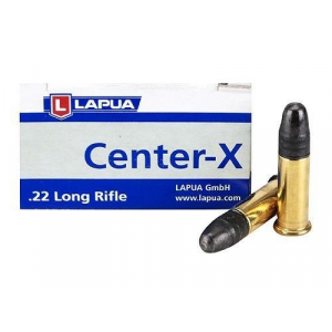 CENTER-X Lead Round Nose 40 Gr 22 Long Rifle Rimfire Ammo - 50 Round Box