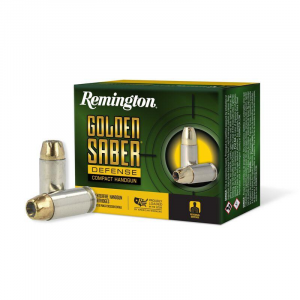 GOLDEN Saber Defense Compact Brass Jacket Hollow Point 230 Gr 45 Acp Handgun Ammo - 20 Round Box
