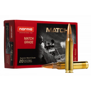 DEDICATED Precision Boat Tail Hollow Point 77 Gr 223 Remington Rifle Ammo - 20 Round Box