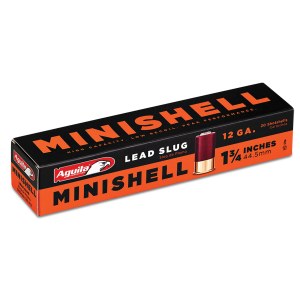 MINISHELL Slug 1-3/4" 12 Gauge Shotgun Ammo - 20 Round Box