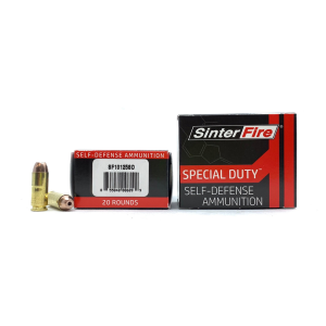 SPECIAL Duty Lead Free Hollow Point 125 Gr 10mm Handgun Ammo - 20 Round Box
