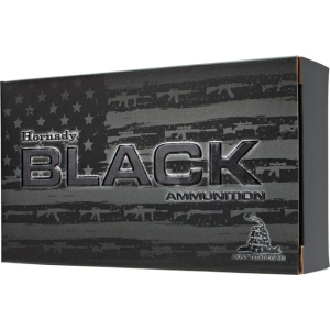 Black InterLock Heavy Duty 75 gr 5.56 NATO Rifle Ammo - 20 Round Box