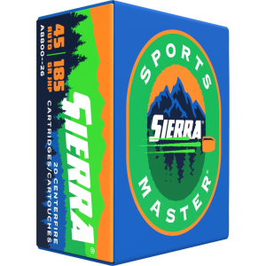 Sierra Sports Master Jacketed Hollow Point 185 gr 45 ACP Handgun Ammo - 20 Round Box - $21.95 at The Real Grit