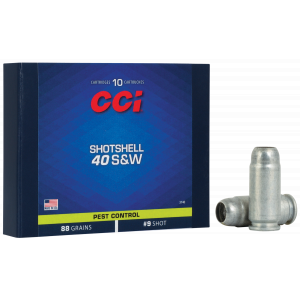 PEST Control #9 Shotshell 88 Gr 40 S&w Handgun Ammo - 10 Round Box