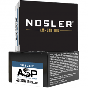 ASSURED Stopping Power Jacketed Hollow Point 150 Gr 40 S&w Handgun Ammo - 20 Round Box