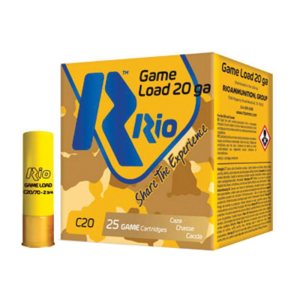 Game Load BlueSteel #7.5 20 Gauge Shotgun Ammo - 25 Round Box