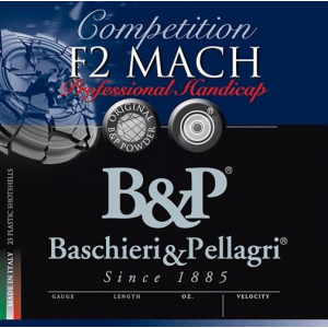 F2 Mach Professional Handicap #8 7/8 Oz 12 Gauge Shotgun Ammo - 25 Round Box