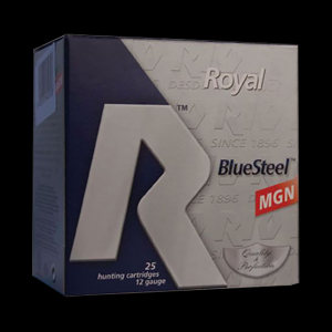 ROYAL Bluesteel #3 3" 1-1/8 Oz 12 Gauge Shotgun Ammo - 25 Round Box