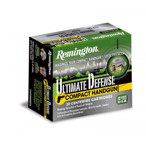 ULTIMATE Defense Compact Hollow Point 102 Gr 380 Acp Handgun Ammo - 20 Round Box